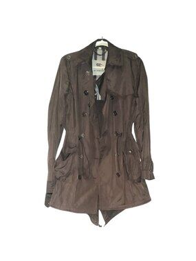 Burberry London Double Breasted Trench Coat. Size 12.